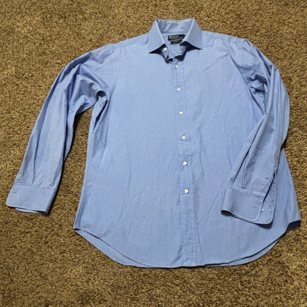 Polo Ralph Lauren Botton Up Shirt size 16 34/35 blue